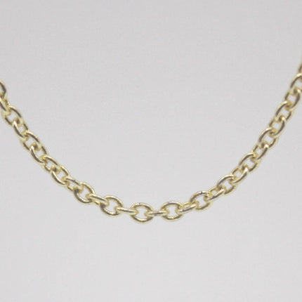 32 feet TARNISH Resistant Tarnish FREE Anti Tarnished 18K Gold Plated Dainty Chain - 1.6x1.4mm SOLDER - Oval Soldered - AT1614S