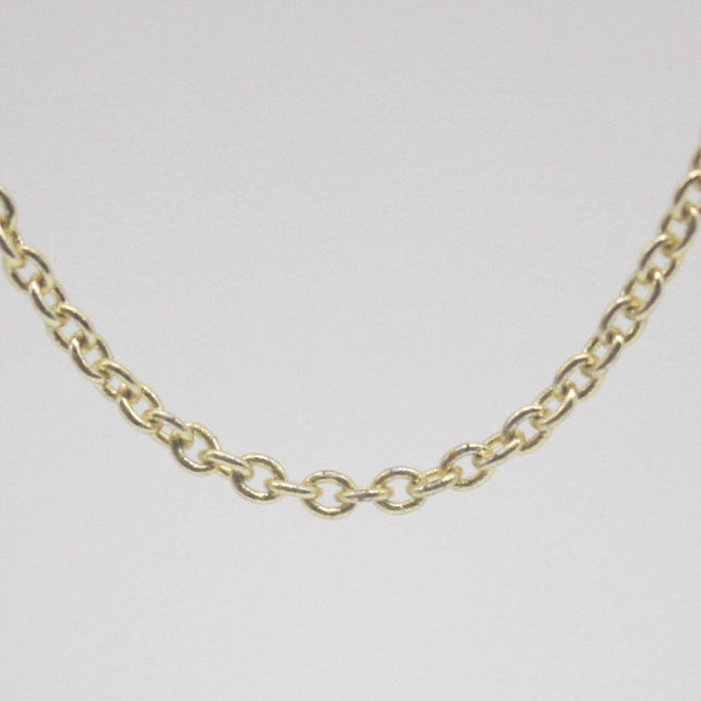 32 feet TARNISH Resistant Tarnish FREE Anti Tarnished 18K Gold Plated Dainty Chain - 1.6x1.4mm SOLDER - Oval Soldered - AT1614S