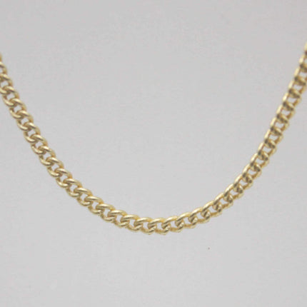 300 Ft Non TARNISH Curb Chain -  18K Gold Plated Micro Tiny Small Curb Chain - 1.3mm SOLDER - Anti Tarnish Free Resistant Chain - AT1.3S