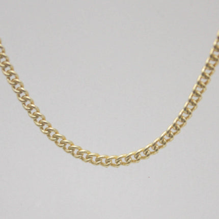 100 Ft Non TARNISH Curb Chain -  18K Gold Plated Micro Tiny Small Curb Chain - 1.3mm SOLDER - Anti Tarnish Free Resistant Chain - AT1.3S