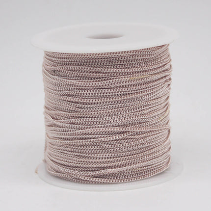 100 Ft Non TARNISH Curb Chain -  Rose Gold Plated Micro Tiny Small Curb Chain - 1.3mm SOLDER - Anti Tarnish Free Resistant Chain - AT1.3S
