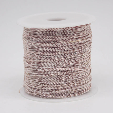 3 Ft Non TARNISH Curb Chain -  Rose Gold Plated Micro Tiny Small Curb Chain - 1.3mm SOLDER - Anti Tarnish Free Resistant Chain - AT1.3S