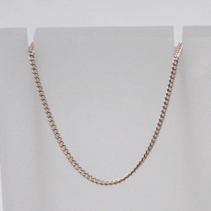3 Ft Non TARNISH Curb Chain -  Champagne Gold Plated Micro Tiny Small Curb Chain - 1.3mm SOLDER - Anti Tarnish Free Resistant Chain - AT1.3S