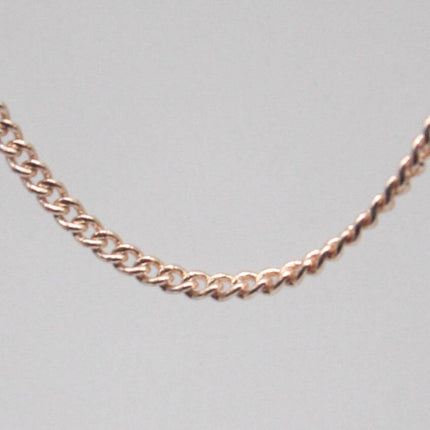 300 Ft Non TARNISH Curb Chain -  Champagne Gold Plated Micro Curb Chain - 1.3mm SOLDER - Anti Tarnish Free Resistant Chain - AT1.3S