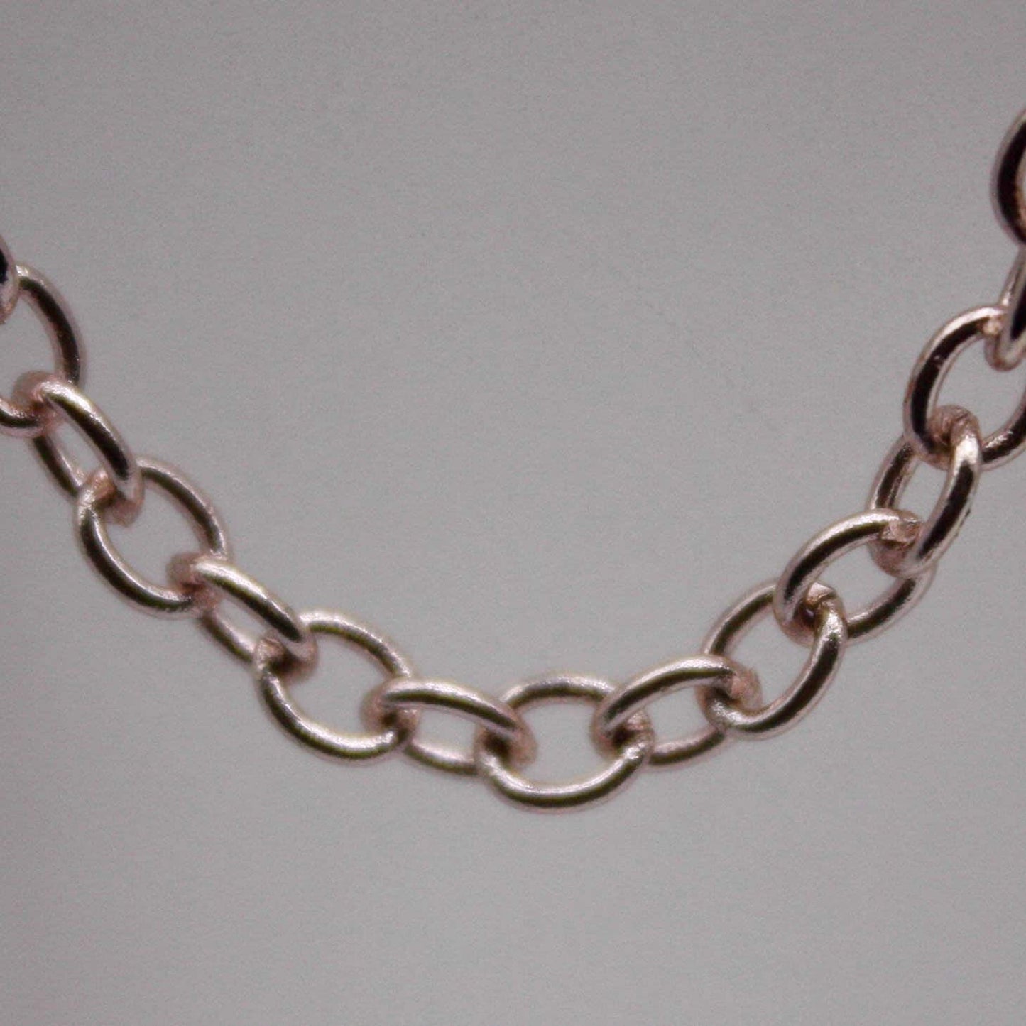 100 Ft Non Tarnish Big Chunky Cable Chain - Rose Gold Plated Round Cable Chain Sturdy SOLDERED Heavy Chain 4X5mm 22Gauge 22G - AT450S