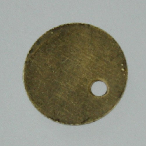 100 pcs of Antique Brass Finished Blank Coin drop 10mm