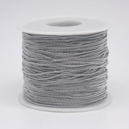 30 Ft Stainless Steel SOLDERED MICRO Tiny Curb chain - 1.0mm Width Soldered Link Surgical Stainless Steel 316L Sturdy tiny curb chain