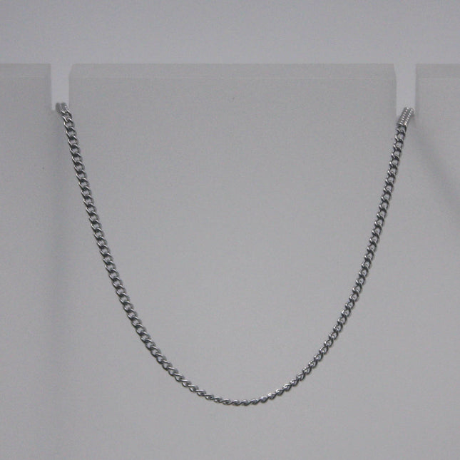 100 feet Stainless Steel SOLDERED MICRO Tiny Curb chain - 1.0mm Width Soldered Link Surgical Stainless Steel 316L Sturdy tiny curb chain