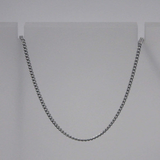 30 Ft Stainless Steel SOLDERED MICRO Tiny Curb chain - 1.0mm Width Soldered Link Surgical Stainless Steel 316L Sturdy tiny curb chain
