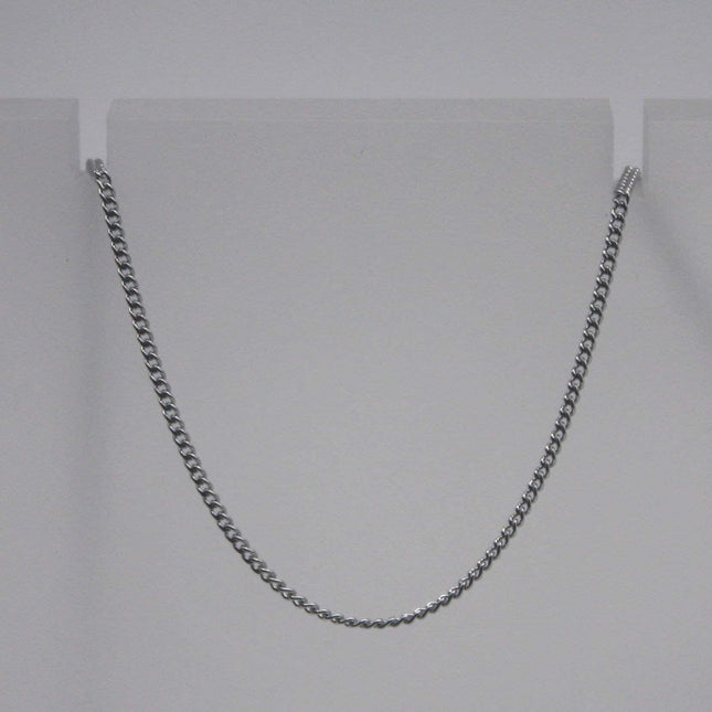 30 Ft Stainless Steel SOLDERED MICRO Tiny Curb chain - 1.0mm Width Soldered Link Surgical Stainless Steel 316L Sturdy tiny curb chain