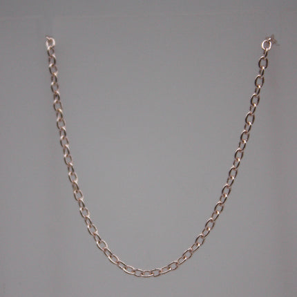 32 feet TARNISH Resistant Free Anti Tarnished Rose Gold Plated Plain Cable Chain - 2.0x1.4mm SOLDER - Soldered Link - AT2014S