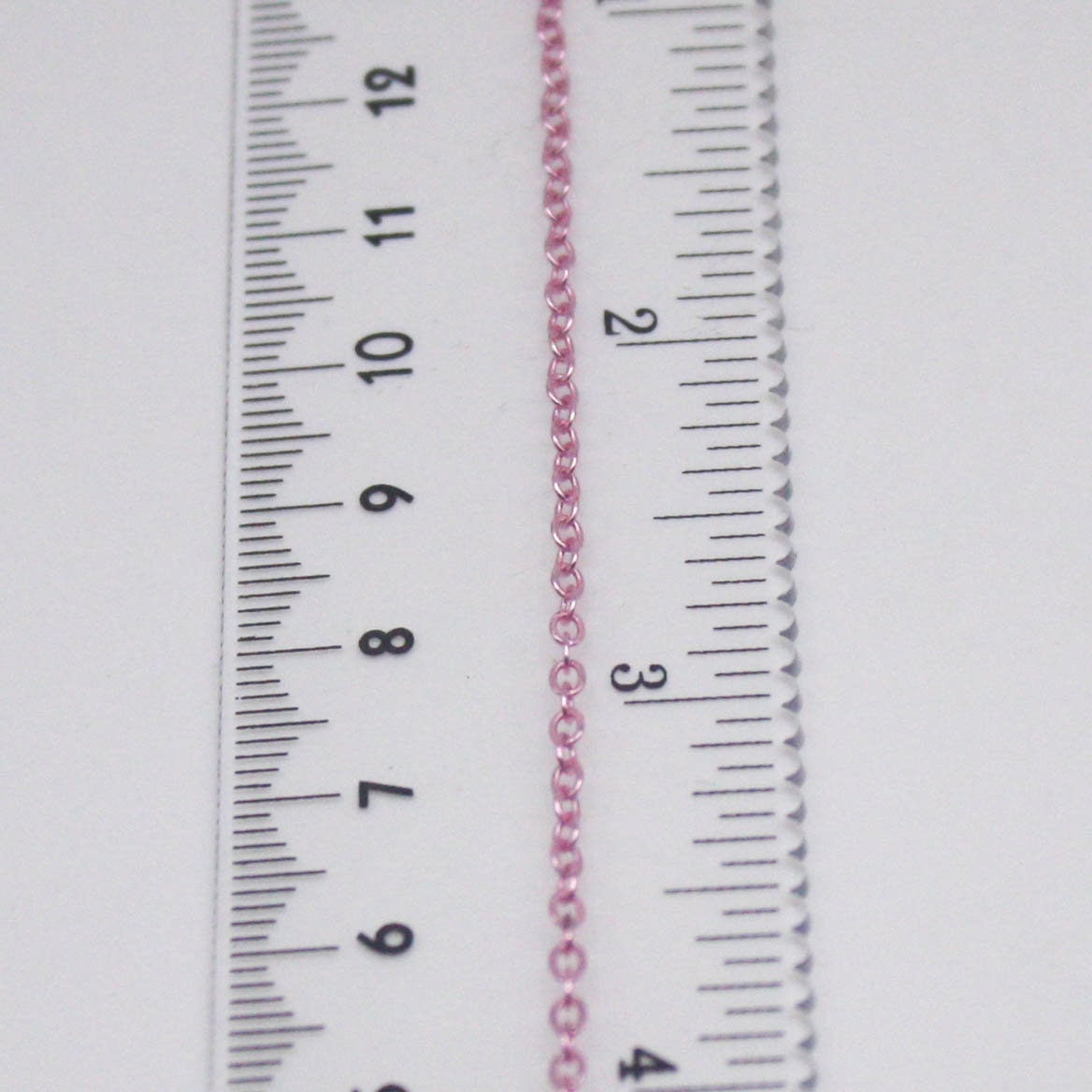 10 feet TARNISH Resistant Tarnish FREE Anti Tarnished Pink Copper Micro Flat Chain - 3x1.7mm SOLDER - little Oval Small Soldered - AT317F
