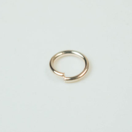 Rose Gold Jump Ring Bulk Open Link - 4mm - 200 Pcs - 0.6mm 22G 22 Gauge Thickness - Round Jewelry Finding Making Connector Jumpring - 6X4mm