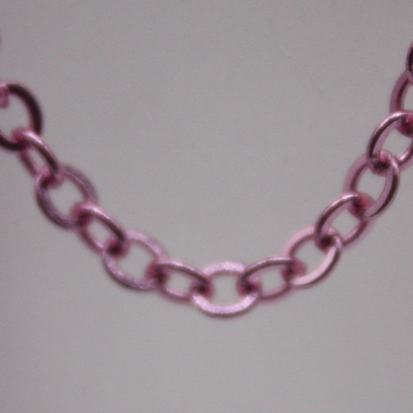 100 Ft Non Tarnish Big Chunky Flat Chain - Pink Copper Plated Flat Cable Chain Sturdy SOLDERED Heavy Chain 4X5mm 22Gauge 22G - AT45F