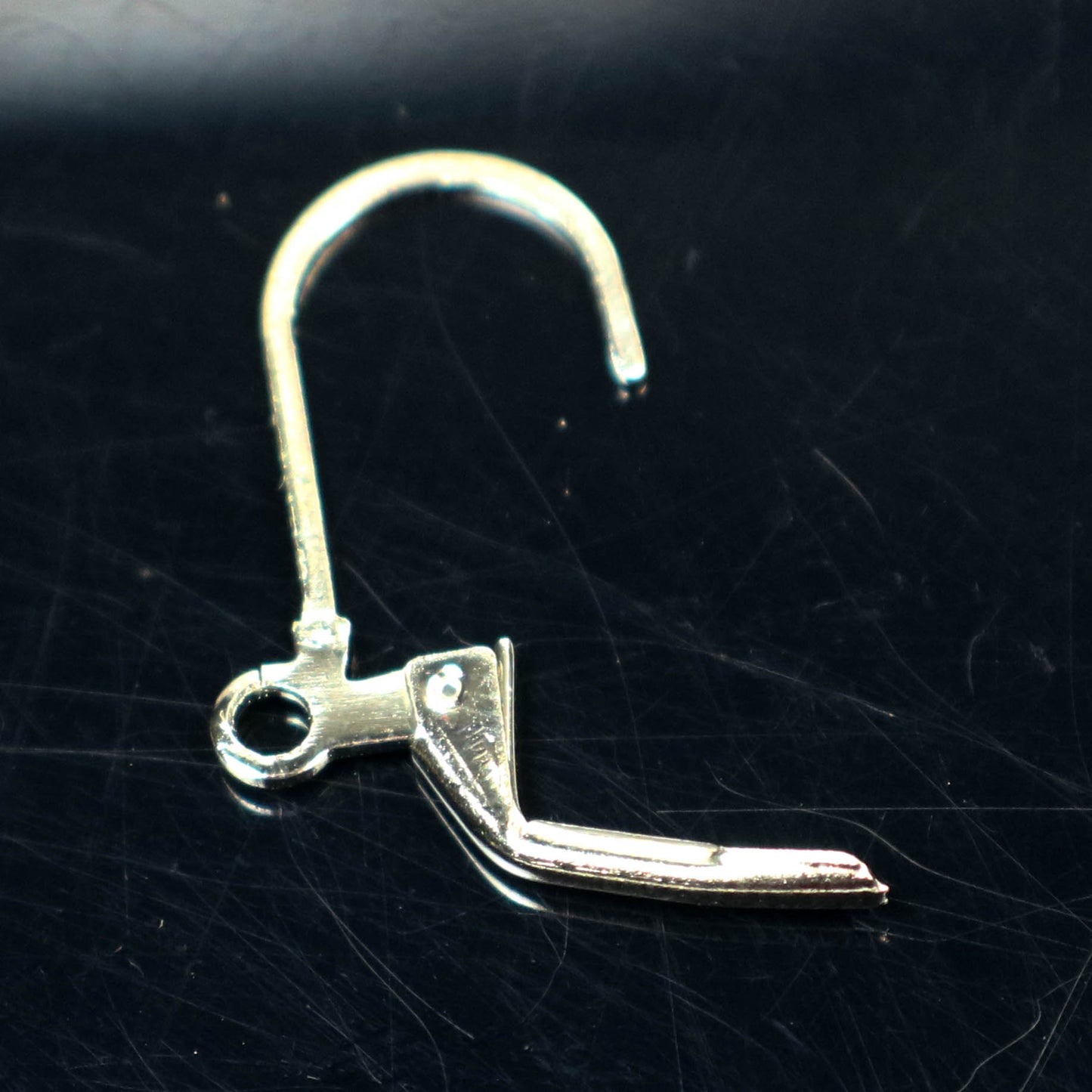 50 Pcs of Sterling Silver Plated LONG D Lever back Earrings Earwire - 10.5X19mm - Ship from California USA