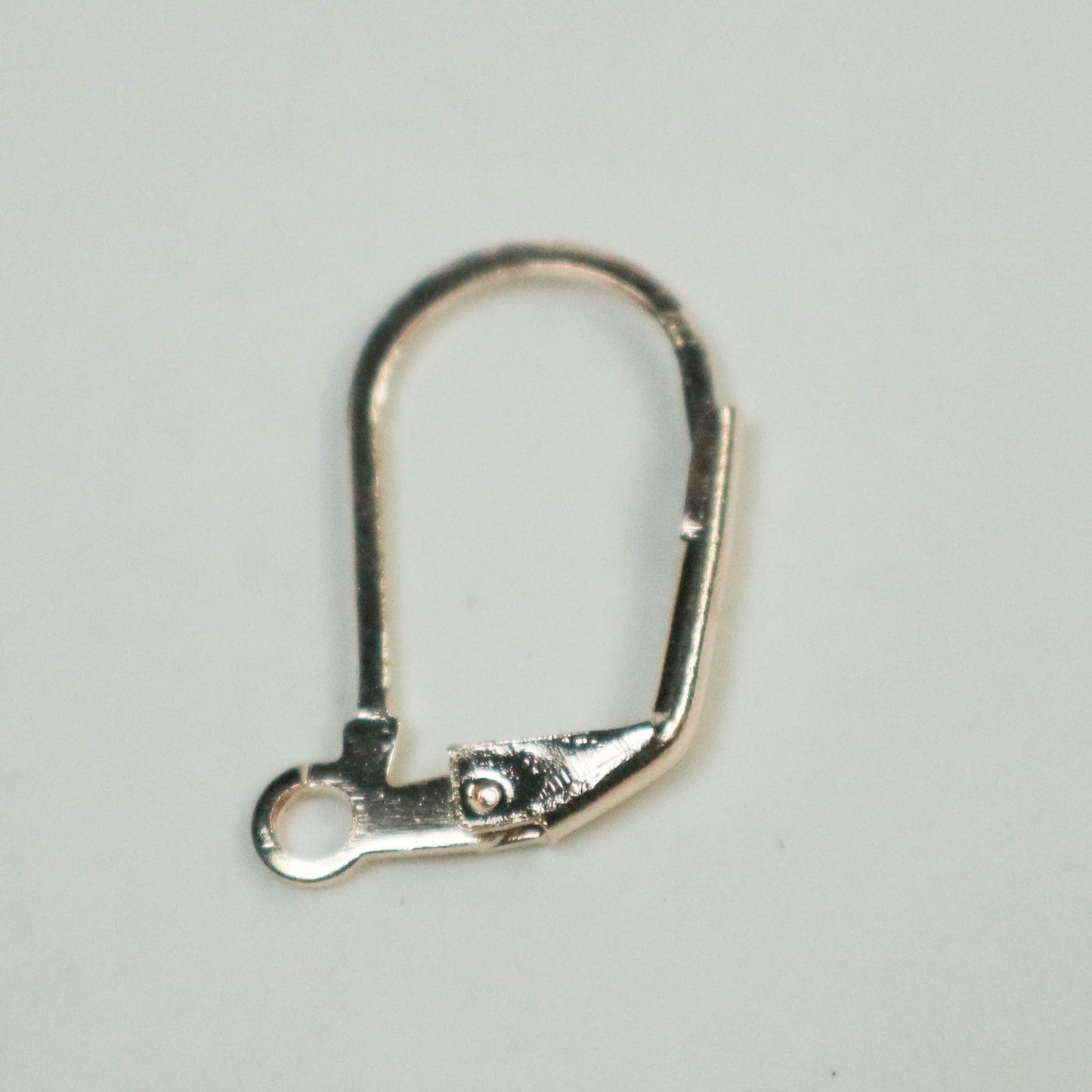 50 Pcs of Champagne (Pinky) Gold Plated LONG D Lever back Earrings Earwire - 10.5X19mm - Ship from California USA