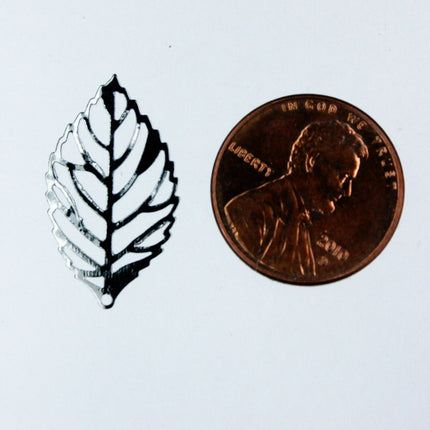 50 pcs of Gunmetal Finished Leaf Dangle Pendant Drop - 23.5x13.5mm