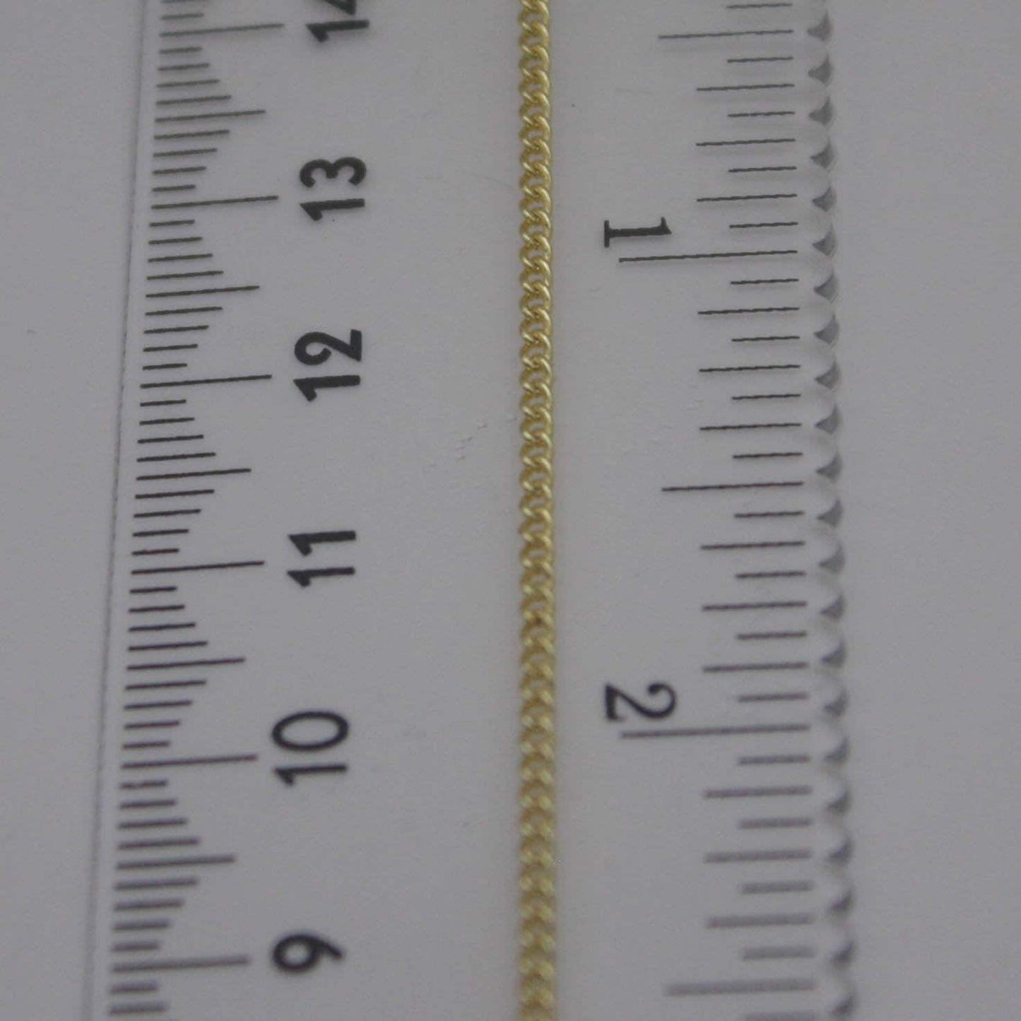 New 300 Non Tarnish Curb Chain - 18K Gold Plated Solder Curb Chain - 1.6mm Link - Anti Tarnish Free Resistant Curb Chain - AT1.6S