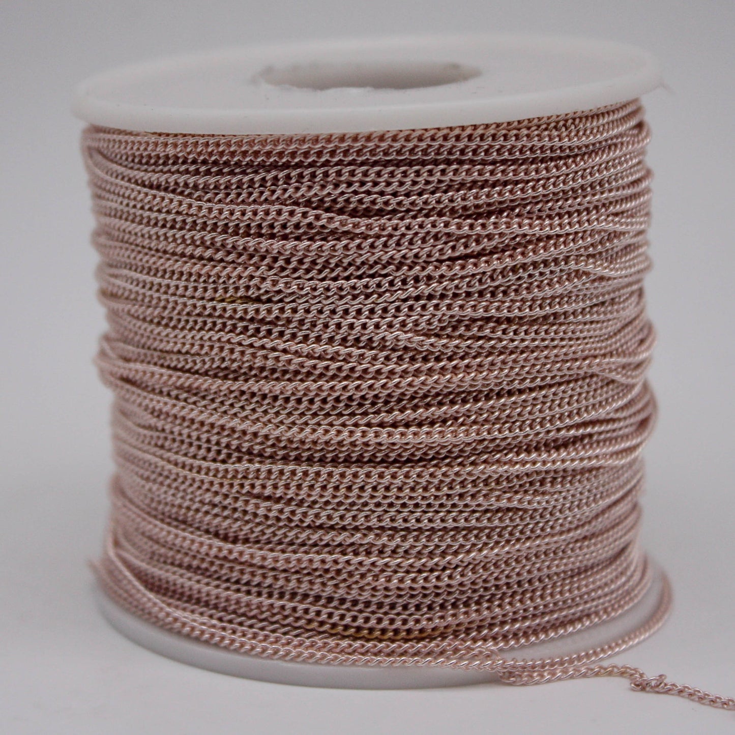 New 3 Non Tarnish Curb Chain - Rose Gold Plated Solder Curb Chain - 1.6mm Link - Anti Tarnish Free Resistant Curb Chain - AT1.6S