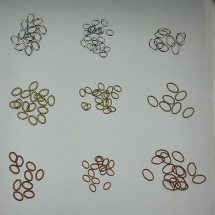 6x5mm OVAL Jump Rings, 200 Antique Brass Jump Rings / Bronze Open 6x5x0.7mm 21 Gauge 21G Link Connector Open Jump Rings 7x6x5mm