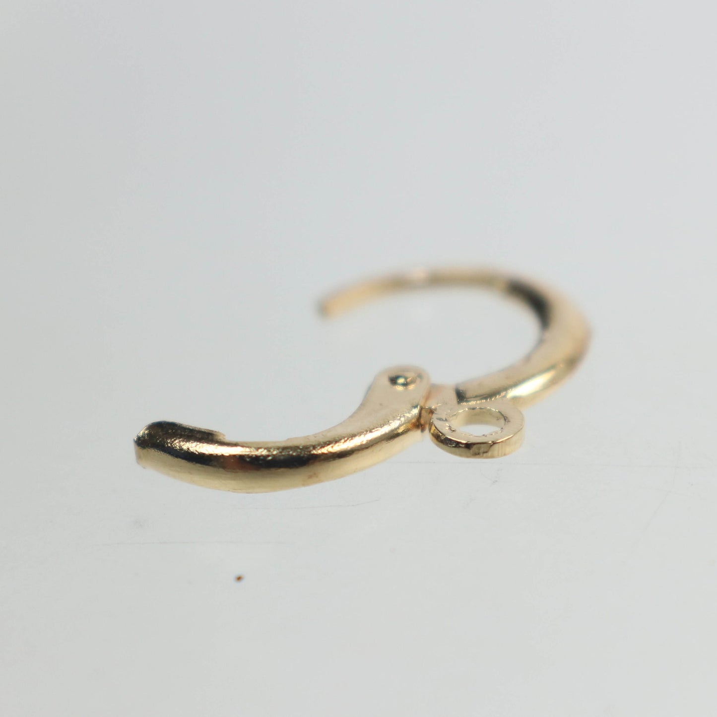 Leverback Earring 30 Pcs - ROUND Bulk  Champagne Gold Plated - High Quality Sturdy Dedicated Round Earring Ear Wire - 12mm Width - ELR12
