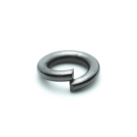 500 pcs of 6mm Thick Heavy Jump Rings - Gunmetal Jumpring 6x1.2mm 16 Gauge 16G Bulk Jumprings Open O Ring 12x6mm