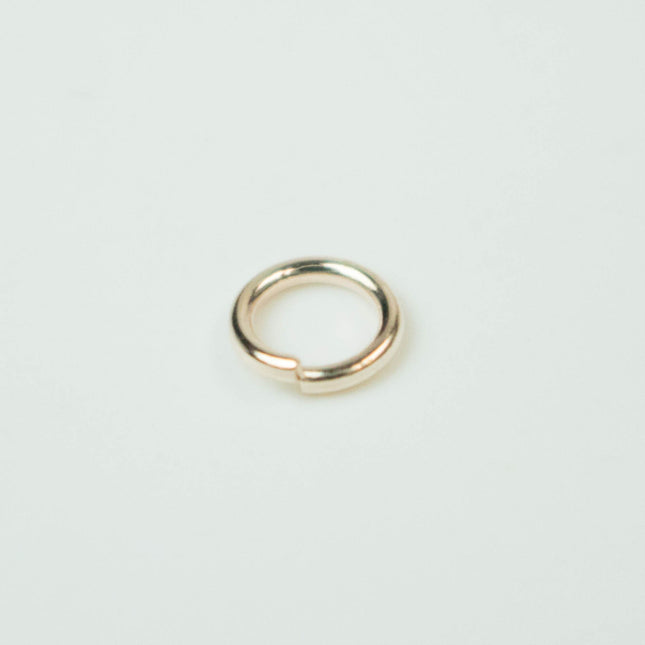 Rose Gold Jump Ring Bulk Open Link - 5mm - 100 Pcs - 0.8mm 20G 20 Gauge Thickness - Round Jewelry Finding Making Connector Jumpring 8x5mm