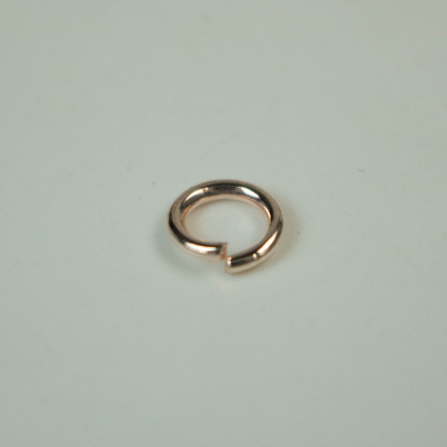 Rose Gold Jump Ring Bulk Open Link - 6mm - 100 Pcs - 1.0mm 18G 18 Gauge Thickness - Round Jewelry Finding Making Connector Jumpring 10x6mm