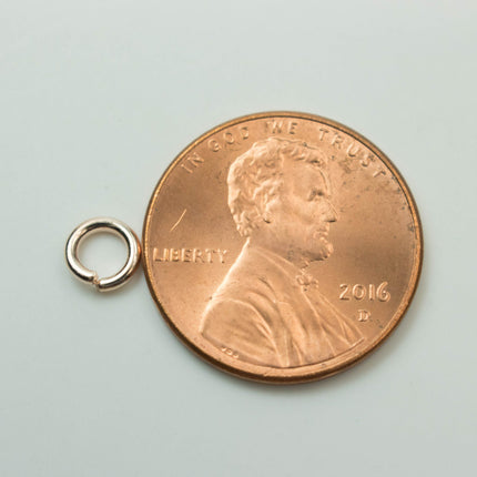 Rose Gold Jump Ring Bulk Open Link - 5mm - 200 Pcs - 0.7mm 21G 21 Gauge Thickness - Round Jewelry Finding Making Connector Jumpring - 7x5mm