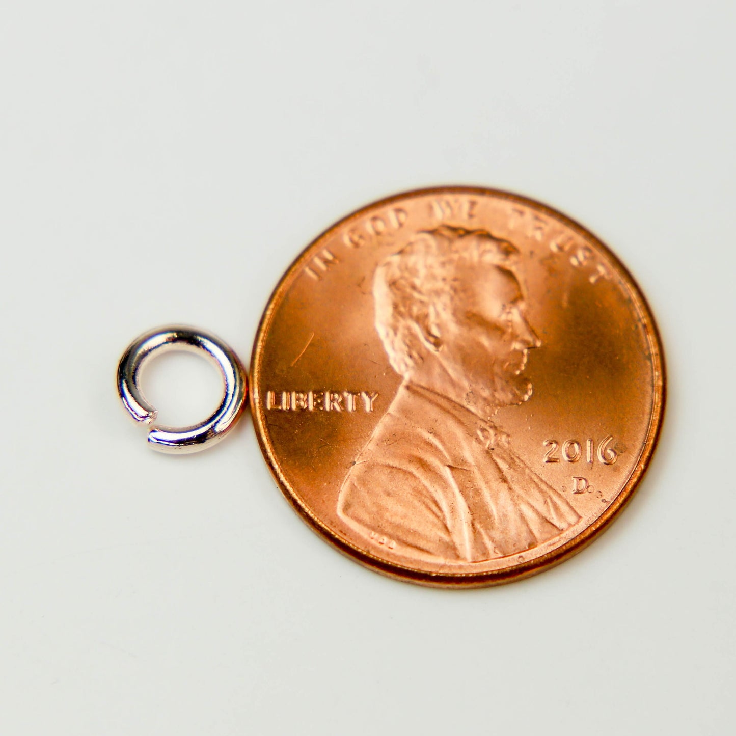 Rose Gold Jump Ring Bulk Open Link - 6mm - 100 Pcs - 1.2mm 16G 16 Gauge Thickness - Round Jewelry Finding Making Connector 12x6mm