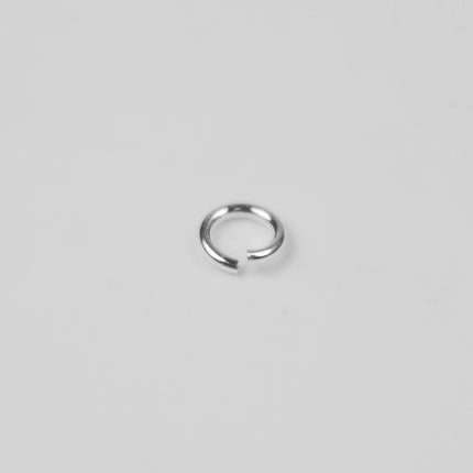 925 Sterling Silver Pure Solid Silver Jump Rings - 4mm 21 Gauge 21G 0.7mm