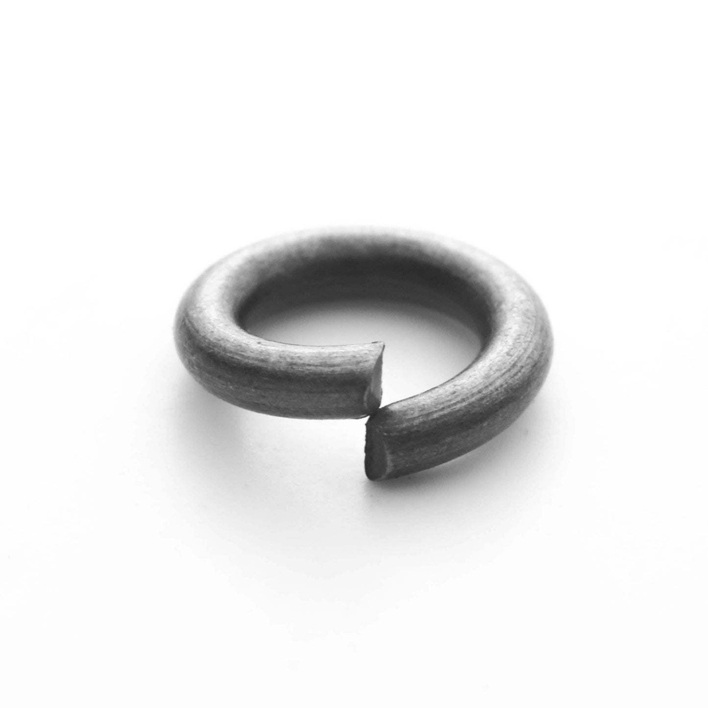 100 pcs of 6mm Thick Heavy Jump Rings - Antique Brass Jumpring 6x1.2mm 16 Gauge 16G Bulk Jumprings Open O Ring 12x6mm