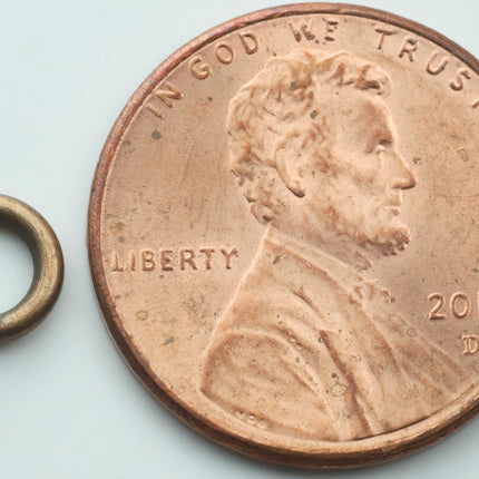 500 pcs of 6mm Thick Heavy Jump Rings - Antique Copper Jumpring 6x1.2mm 16 Gauge 16G Bulk Jumprings Open O Ring 12x6mm