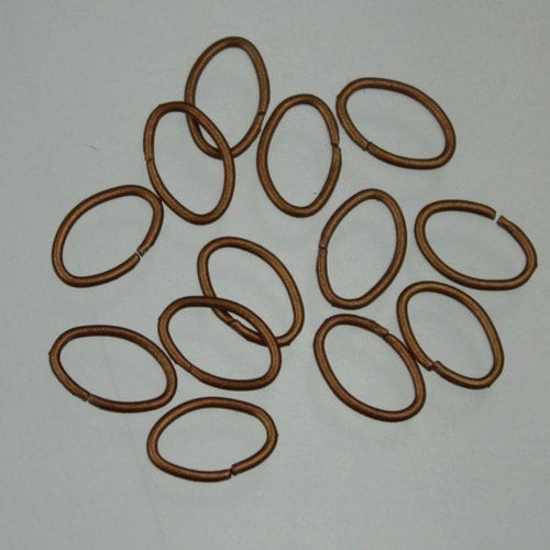 200 pcs of Antique Copper Plated Oval Jumpring - 7x5mm 19 gauge 9x7x5mm