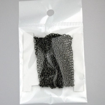 12ft. gunmetal Cable Chains - 3x2.2mm - 322CA