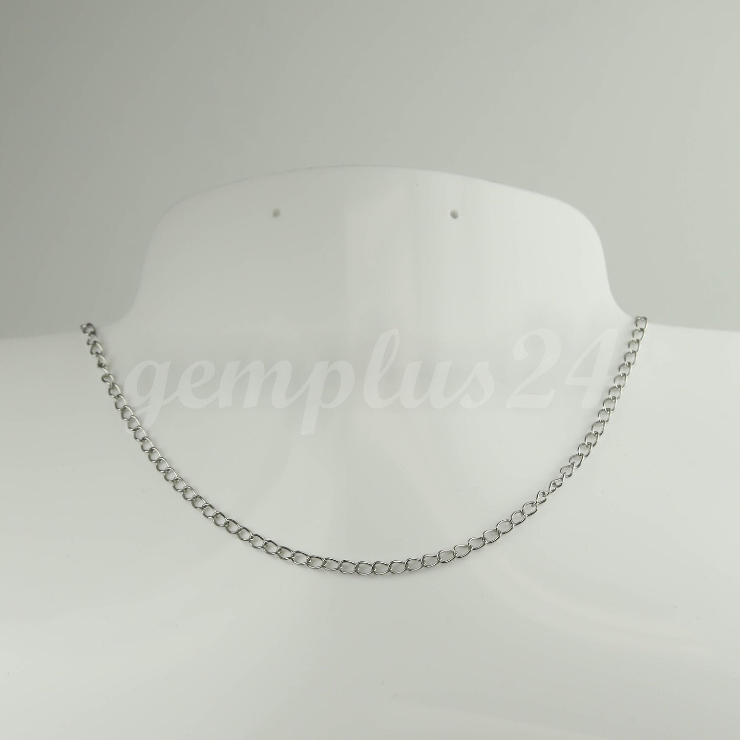 100 feet Stainless Steel Curb Chain Extender Sturdy Curb Chain  - 2.5x4mm 0.5mm thickness Necklace Bracelet Extender SOLDER Link - ST254CU