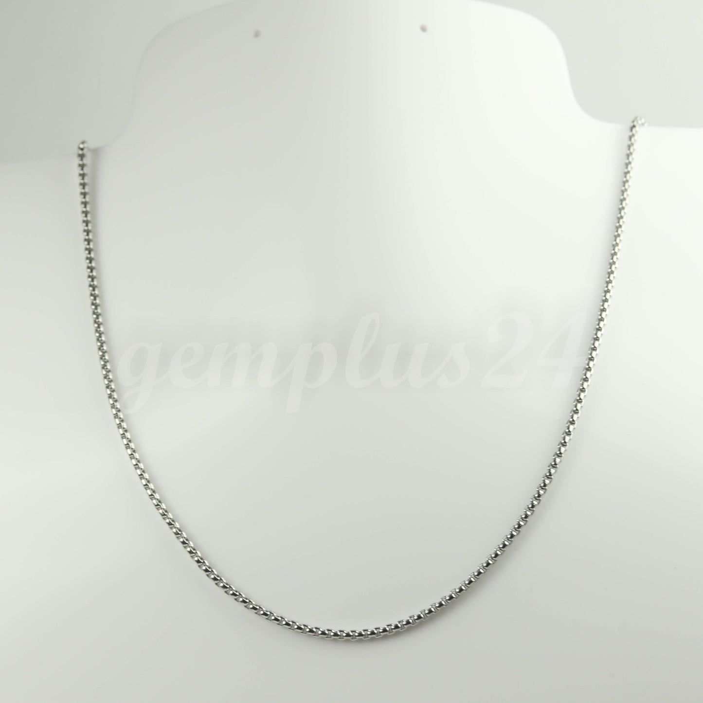 New 300 feet Stainless Steel 316L SQUARE ROLO Chain - 2.0mm  - Bulk Chain Necklace Wholesale DIY Jewelry Chain - STSQ20BL