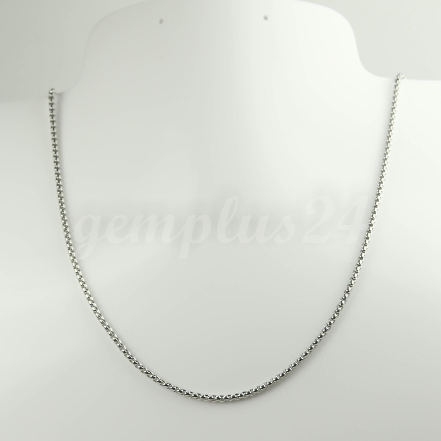 New 10 Ft Stainless Steel 316L SQUARE ROLO Chain - 2.0mm  - Bulk Chain Necklace Wholesale DIY Jewelry Chain - STSQ20BL