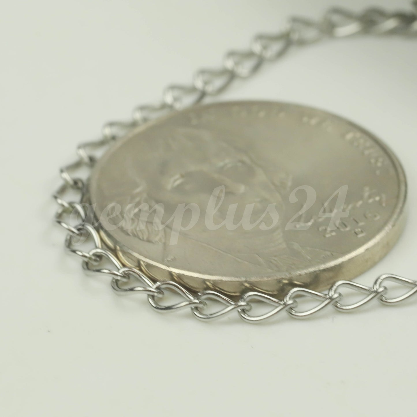 100 feet Stainless Steel Curb Chain Extender Sturdy Curb Chain  - 2.5x4mm 0.5mm thickness Necklace Bracelet Extender SOLDER Link - ST254CU