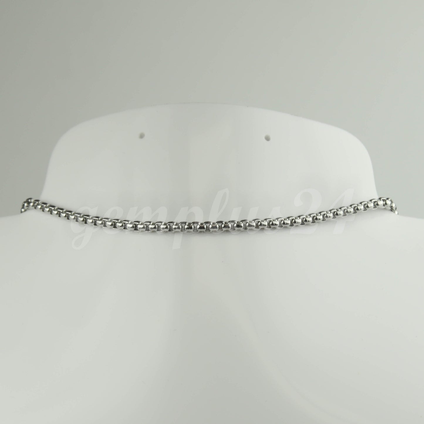 New 10 feet Stainless Steel 316L SQUARE ROLO Chain - 3.0mm 3mm  - Bulk Chain Necklace Wholesale DIY Jewelry Chain - STSQ30BL