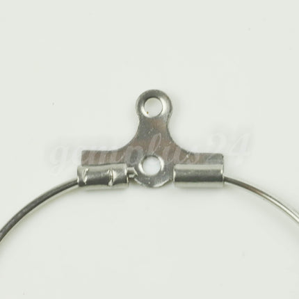 NEW 2/10/50/100 pcs - 1 inch - 25mm STAINLESS Steel 316L Beading Hoops Earwires Earrings