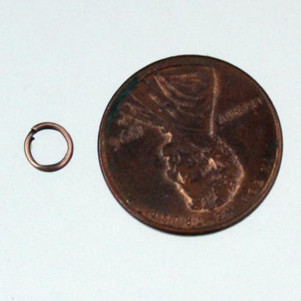 200 pcs of Antique Copper Finished Split Rings - 5mm