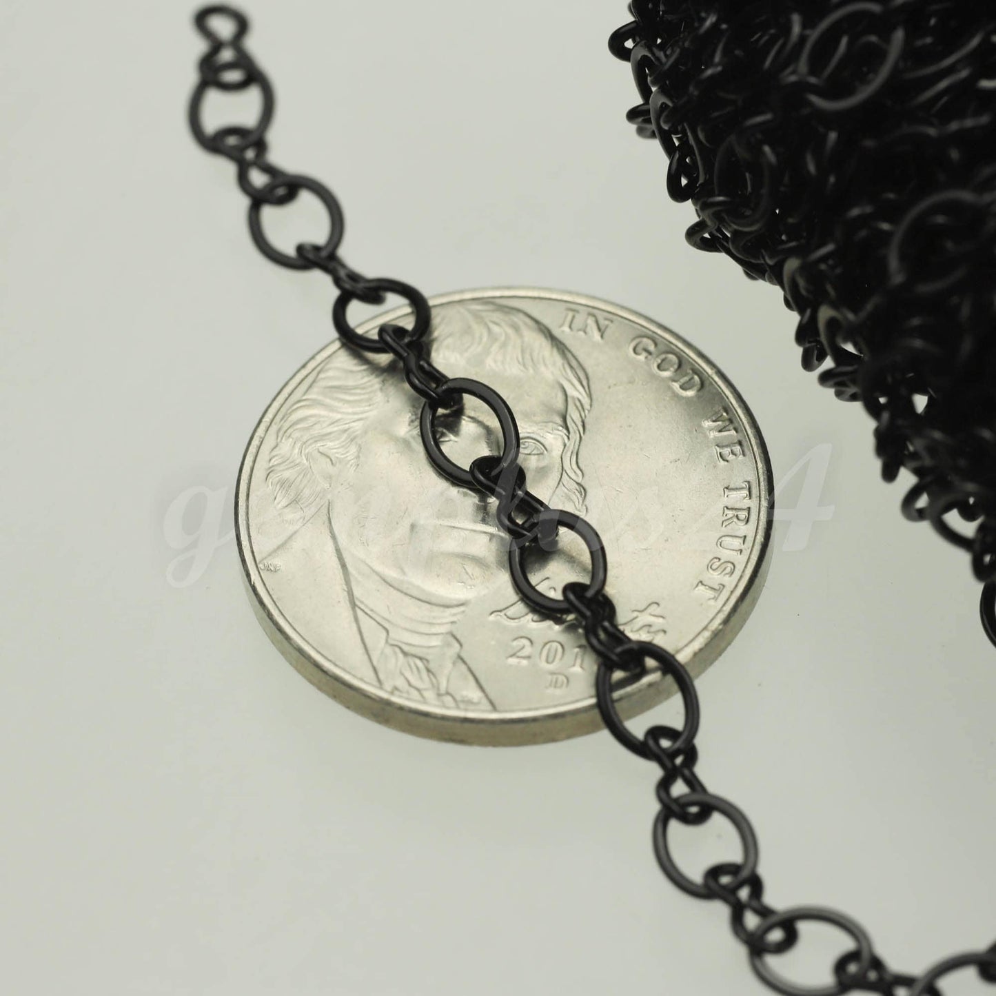 300 feet Black Finished SOLDERED BIG Fashion Figure 8 Connector Chain - 4.5x3.8mm Soldered Link FIG8L