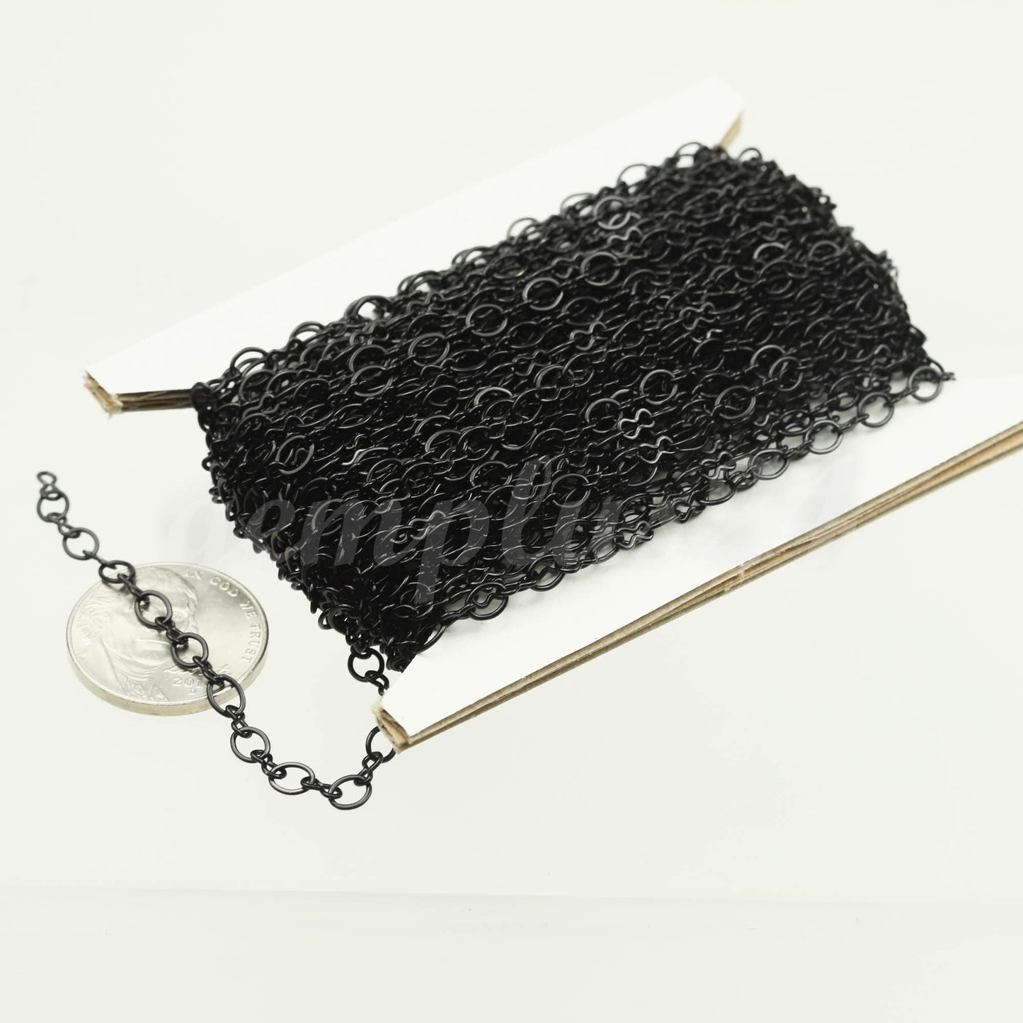 32 feet Black Finished SOLDERED BIG Fashion Figure 8 Connector Chain - 4.5x3.8mm Soldered Link FIG8L