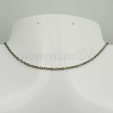 3 feet of Antique Brass Flat Cable Chain 3x3mm Solder Cable Chain -  - 33F