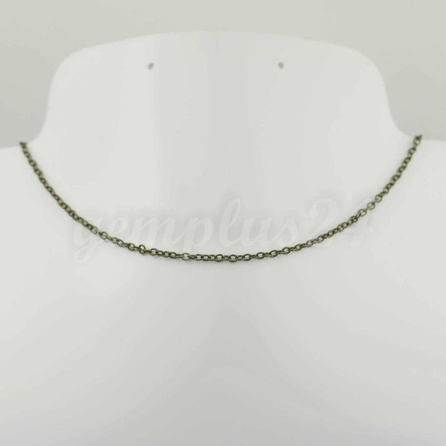 3 ft of Antiqued Brass Round Soldered Chain Dainty Delicate Cable Chain - 2x2.5mm SOLDERED link - Necklace - 225S