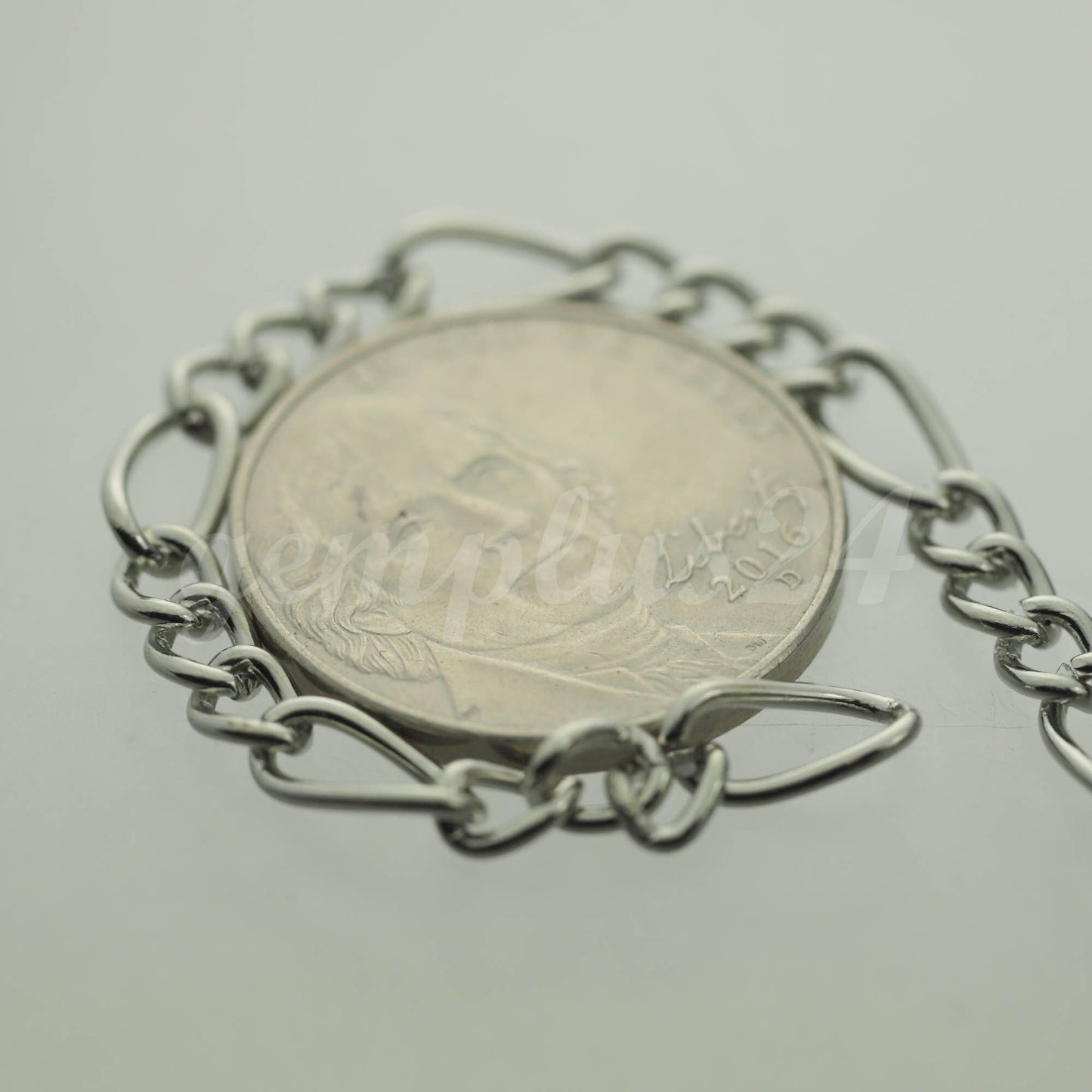 3 feet Rhodium Plated Chunky Sturdy Heavy Long and Short (3 and 1) Chain FIGARO chain 9x4mm - Necklace Bracelet  - 94FIGA