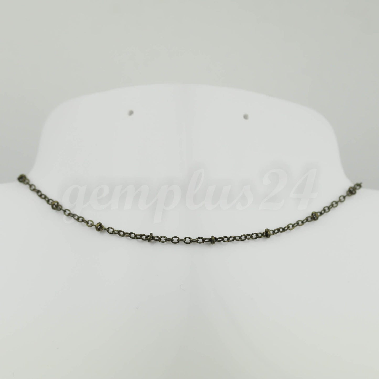 32 ft Antique Brass Satellite Chain Flat BALL Chain - 3x1.7mm SOLDERED link - Antique Bronze Tiny Small Ball Flat Cable - 317FSAT