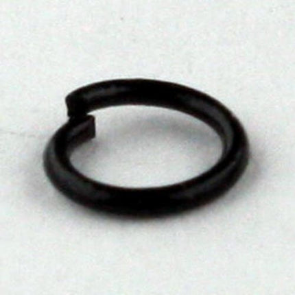 4mm Jump Rings, 200 Black Jump Rings Open 4x0.5mm 24 Gauge 24G Bulk Jumprings Jump Rings Link Connector Open Jump Rings O Ring - 5x4mm