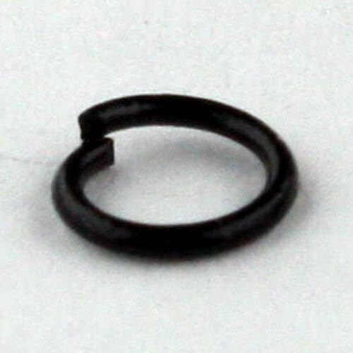 4mm Jump Rings, 200 Black Jump Rings Open 4x0.5mm 24 Gauge 24G Bulk Jumprings Jump Rings Link Connector Open Jump Rings O Ring - 5x4mm